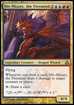 画像1: 【FOIL】(GPT-R)Niv-Mizzet, the Firemind/火想者ニヴ＝ミゼット(日,JP)