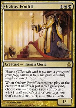 画像1: 【FOIL】(GPT-R)Orzhov Pontiff/オルゾフの司教(日,JP)