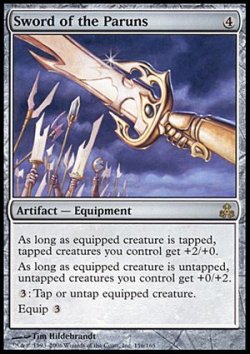 画像1: 【FOIL】(GPT-R)Sword of the Paruns/パルンズの剣(日,JP)