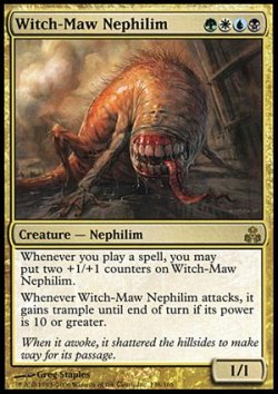 画像1: 【FOIL】(GPT-R)Witch-Maw Nephilim/魔女の腑のネフィリム(英,EN)