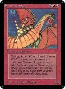 画像1: (LEA-RR)Shivan Dragon/シヴ山のドラゴン(英,EN)