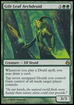 画像1: (MOR-R)Gilt-Leaf Archdruid/光り葉の大ドルイド(英,EN)