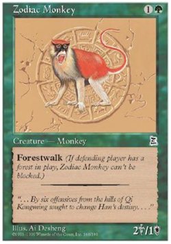 画像1: (PO3-Common)Zodiac Monkey/黄道の猿(英,English)