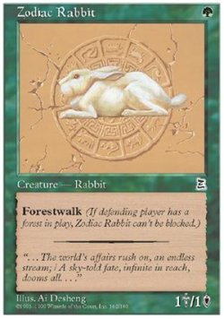 画像1: (PO3-Common)Zodiac Rabbit/黄道の兎(英,English)