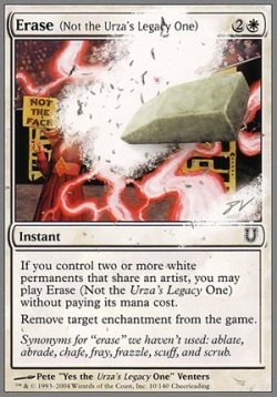 画像1: $FOIL$(UHG-CW)Erase(Not the Urza's Legacy One)