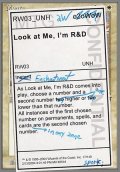 (UHG-RW)Look at Me, I'm R&D