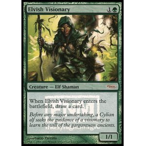 画像: (Promo-FNM)Elvish Visionary/エルフの幻想家