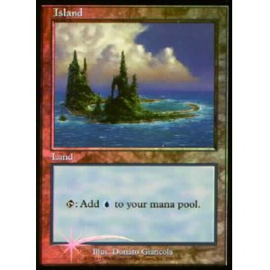 画像: (Promo-Arena)Island(Urza's Saga,シンボル無し)