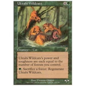 画像: $FOIL$(7ED-R)Uktabi Wildcats/ウークタビー・ワイルドキャット(日,JP)