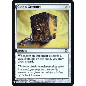 画像: 【Foil】(MB1-UA)Geth's Grimoire/ゲスの呪文書(英,EN)