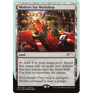 画像: 【Foil】(Promo-HHO)Mishra's Toy Workshop (2014年Holiday Promo)