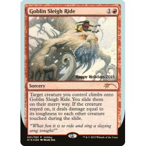 画像: 【Foil】(Promo-HHO)Goblin Sleigh Ride (2015年Holiday Promo)