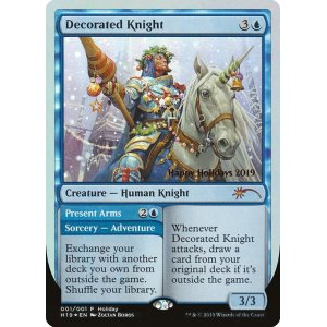 画像: 【Foil】(Promo-HHO)Decorated Knight (2019年Holiday Promo)