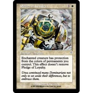 画像: 【Foil】(INV-UW)Pledge of Loyalty/忠誠の誓約(日,JP)