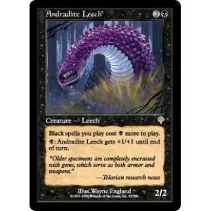 画像: 【Foil】(INV-RB)Andradite Leech/ざくろ石のヒル(日,JP)