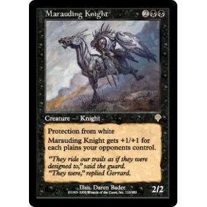 画像: 【Foil】(INV-RB)Marauding Knight/無法の騎士(日,JP)