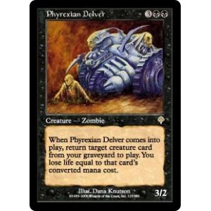画像: (INV-RB)Phyrexian Delver/ファイレクシアの発掘者(英,EN)