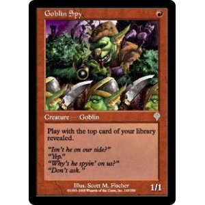 画像: 【Foil】(INV-UR)Goblin Spy/ゴブリンのスパイ(日,JP)