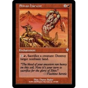 画像: 【Foil】(INV-UR)Shivan Harvest/シヴの収穫(日,JP)