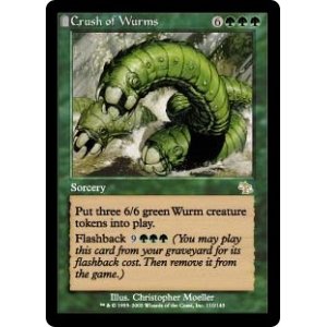 画像: 【Foil】(JUD-RG)Crush of Wurms/ワームの突進(日,JP)