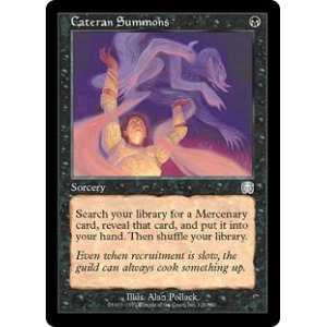 画像: 【Foil】(MMQ-UB)Cateran Summons/カテラン組合の召喚(日,JP)