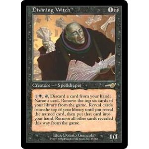 画像: 【Foil】(NEM-RB)Divining Witch/預言する妖術使い(日,JP)