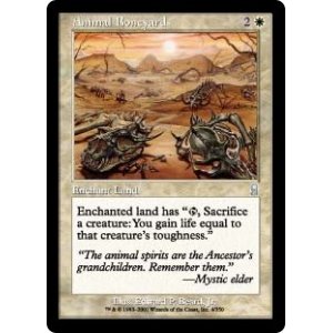 画像: 【Foil】(ODY-UW)Animal Boneyard/獣の墓場(英,EN)