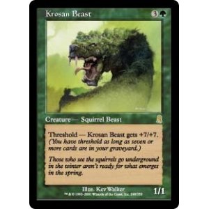 画像: (ODY-RG)Krosan Beast/クローサの獣(英,EN)