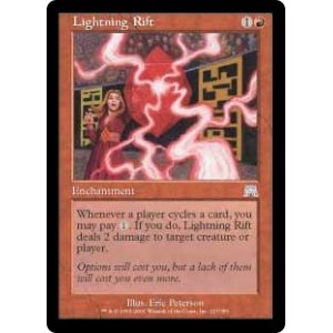 画像: 【Foil】(ONS-UR)Lightning Rift/稲妻の裂け目(日,JP)