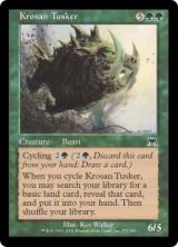 画像: 【Foil】(ONS-CG)Krosan Tusker/クローサの大牙獣(英,EN)