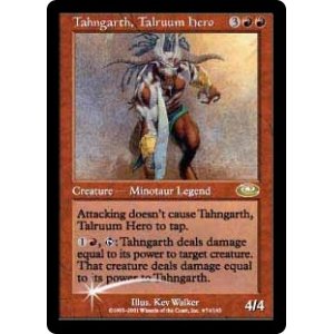 画像: 【Foil】(PLS-RR)Tahngarth, Talruum Hero/タールルームの勇士ターンガース★絵違い(日,JP)