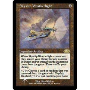 画像: 【Foil】(PLS-RA)Skyship Weatherlight/飛翔艦ウェザーライト★絵違い(日,JP)
