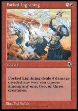 画像: (Po1-Rare)Forked Lightning/四筋の稲妻(日,Japanese)