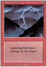 画像: 【黒枠FBB】(3ED-C)Lightning Bolt/稲妻(伊,Ita,独,ger,仏,Fra)
