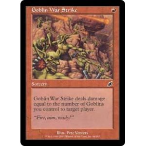 画像: 【Foil】(SCG-CR)Goblin War Strike/ゴブリンの集中攻撃(日,JP)