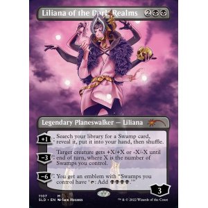画像: 【Foil】(SLD-RB)Liliana of the Dark Realms/闇の領域のリリアナ (No.1107)(英,EN)