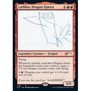 画像: 【Foil】(SLD-RR)Lathliss, Dragon Queen/ドラゴンの女王、ラスリス (No.1146)(英,EN)