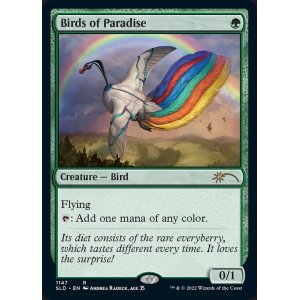 画像: 【Foil】(SLD-RG)Birds of Paradise/極楽鳥 (No.1147)(英,EN)