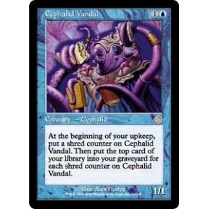 画像: 【Foil】(TOR-RU)Cephalid Vandal/セファリッドの文化破壊者(日,JP)