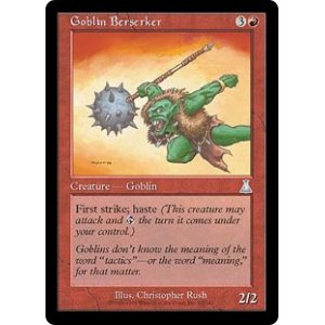 画像: 【Foil】(UDS-UR)Goblin Berserker/ゴブリンの狂戦士(日,JP)