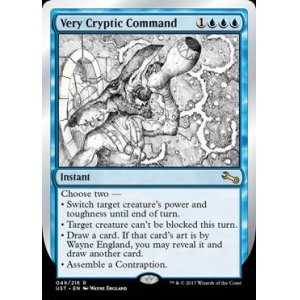 画像: 【Foil】(UST-RU)Very Cryptic Command (A)