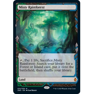画像: 【Foil】(ZNE-ML)Misty Rainforest/霧深い雨林(英,EN)