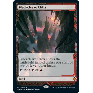 画像: 【Foil】(ZNE-ML)Blackcleave Cliffs/黒割れの崖(英,EN)