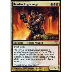 画像: 【FOIL】(DIS-R)Rakdos Augermage/ラクドスの穴開け魔道士(日,JP)