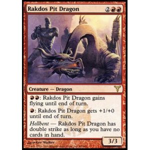 画像: 【FOIL】(DIS-R)Rakdos Pit Dragon/ラクドスの地獄ドラゴン(日,JP)