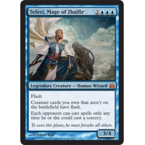 画像: (FTVL)ザルファーの魔道士、テフェリー/Teferi, Mage of Zhalfir(FOIL)