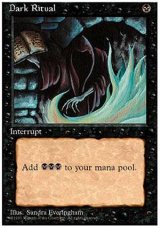 画像: (4ED-FBB-C)Dark Ritual/暗黒の儀式(日,JP)