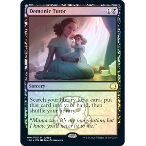 画像: (Promo-Judge)Demonic Tutor/悪魔の教示者(2020)
