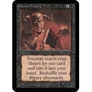 画像: (LEA-UB)Demonic Tutor/(英,EN)
