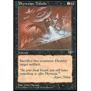 画像: (MIR-R)Phyrexian Tribute/ファイレクシアへの貢ぎ物(英,ENG)